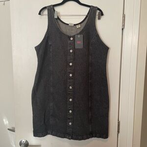 Levi’s denim button down dress